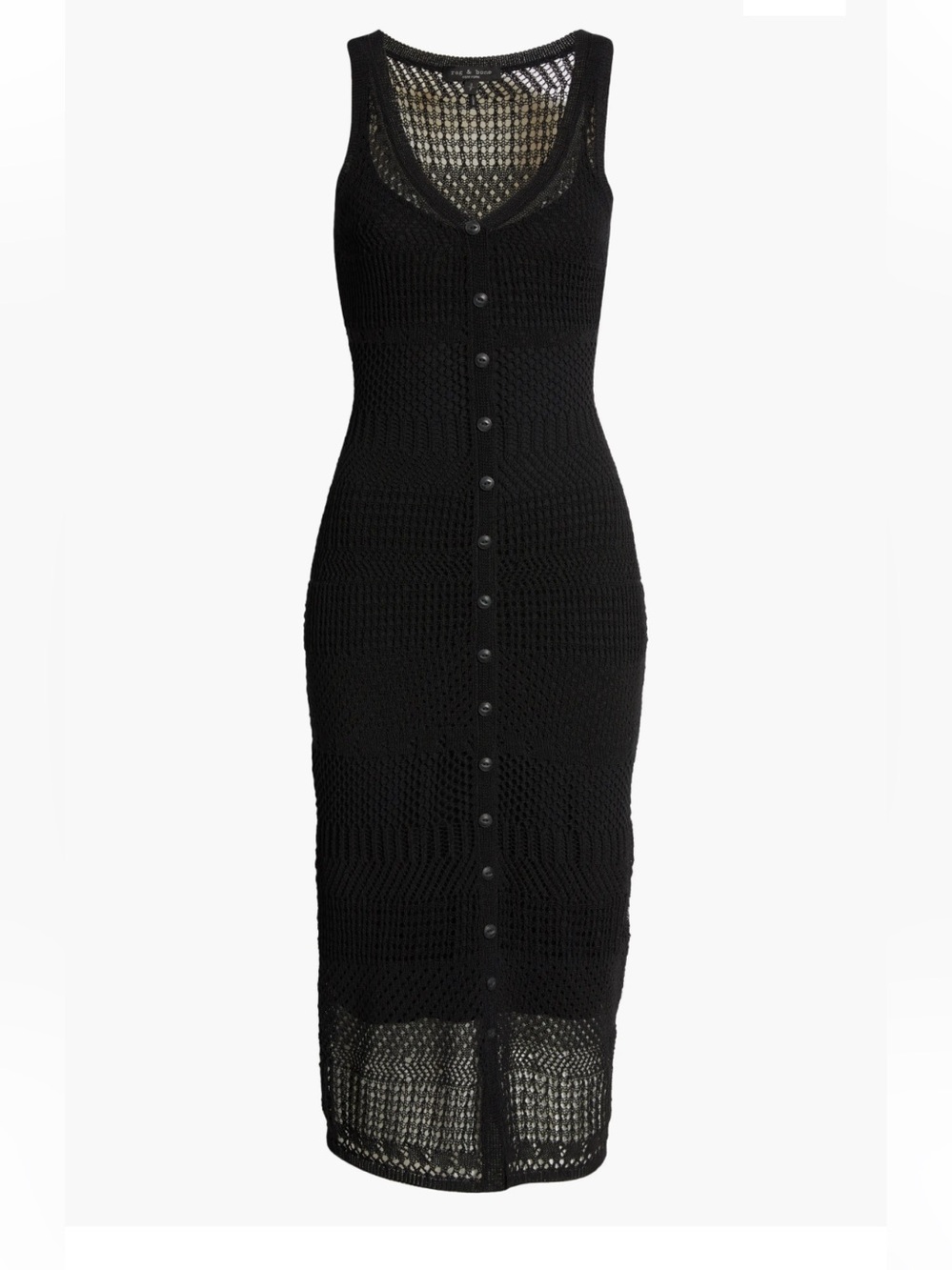 rag & bone Mae Vee Knit Midi Dress